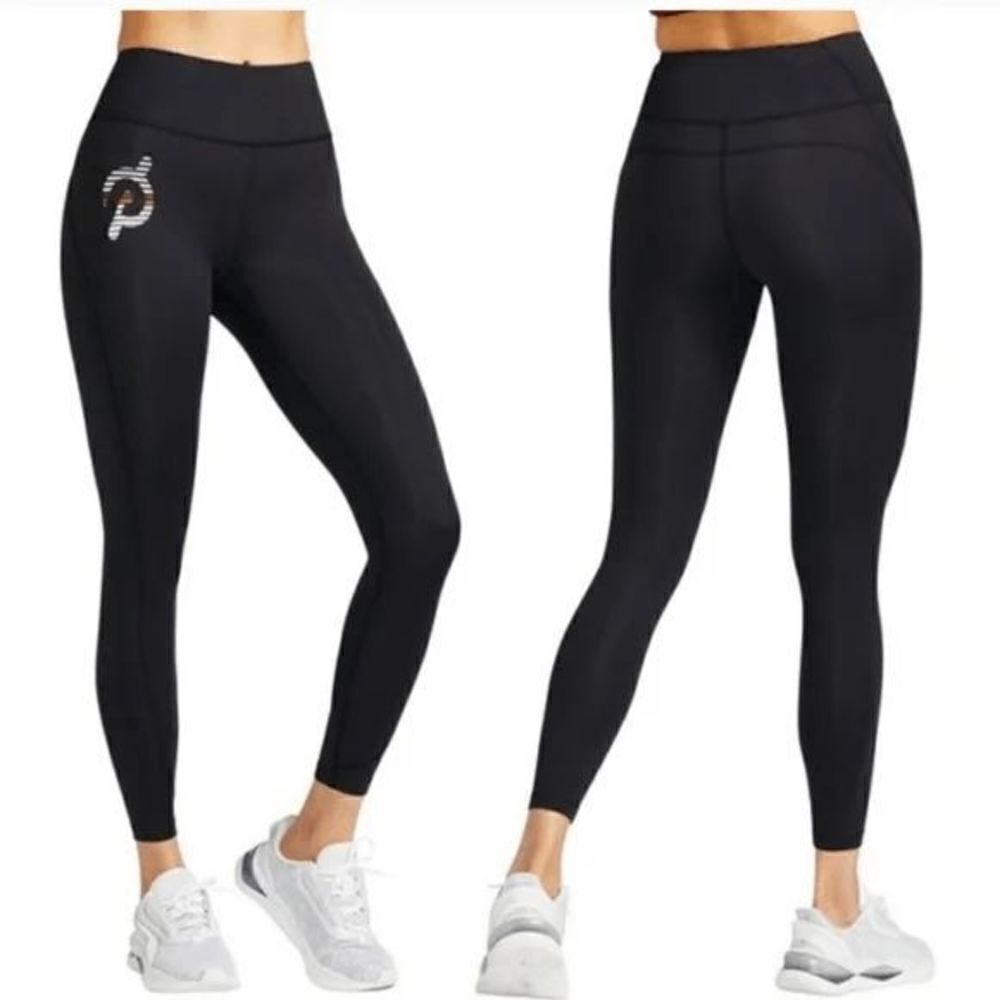 PELOTON XL Move Seamed High Waist Black Compression Leggings NWT